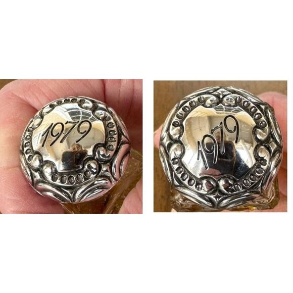 Vintage 1979 Avon Trailing Arbutus Cologne Flacon 0.75oz 3/4 Full Ornate Bottle - Picture 12 of 12